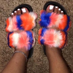Furry sandal